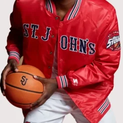 Spike Lee St John’s Starter Jacket Red