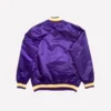 LSU Tigers Purple Satin Bomber Jacket