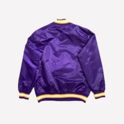 LSU Tigers Purple Satin Bomber Jacket