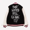 Stussy Bape Varsity Jacket Black