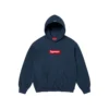 Supreme Box Logo Hoodie Navy