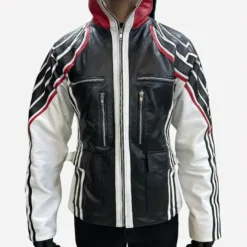 Video Game Tekken 8 Jin Kazama Black Leather Jacket