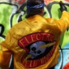 Electric Eliminators The Warriors Yellow Satin Jacket