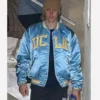 Justin Bieber UCLA Satin Bomber Jacket