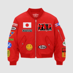 Neo-Tokyo Akira Unisex Bomber Jacket Red