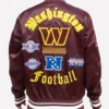 Washington Commanders Old English Varsity Jacket