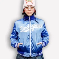 Billie Eilish Dodgers Blue Jacket