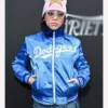 Billie Eilish Dodgers Blue Bomber Jacket