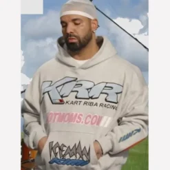 Drake Kart Riba Racing Hoodie Grey