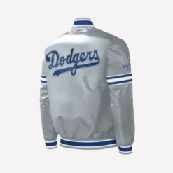 Gray Starter Slider Los Angeles Dodgers Jacket