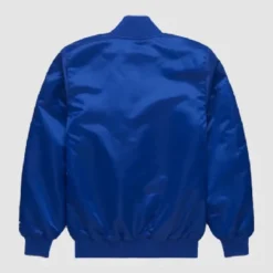 Los Angeles Dodgers Jackie Robinson Blue Full-Snap Satin Jacket