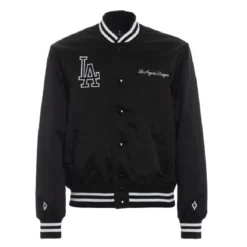 Men’s LA Dodgers County Bomber Black Jacket