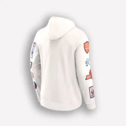 New York Islanders Letterman Hoodie White