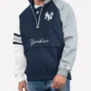 New York Yankees Starter Navy Half-Zip Jacket