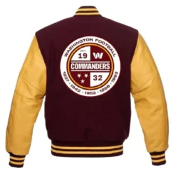 Letterman Washington Commanders Jacket