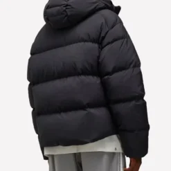 Y3 Black Puffer Jacket for Men
