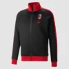 AC Milan Puma ftblHeritage T7 Raglan Black Track Jacket