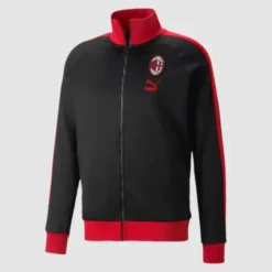 AC Milan Puma ftblHeritage T7 Raglan Black Track Jacket