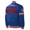 Chicago Cubs Starter Midfield Satin Varsity Jacket