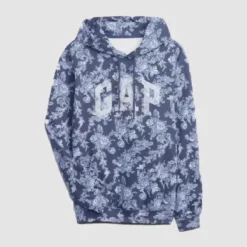 Floral Gap Navy Blue Hoodie
