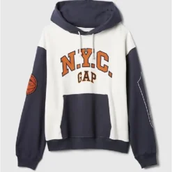 Gap NYC Logo Colorblock Hoodie