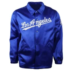 1962 LA Dodgers Blue Satin Windbreaker