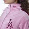 Womens LA Dodgers Pink Track Jacket