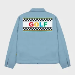 +44 x Golf Wang Rally Work Blue Jacket