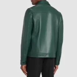 Luke Bryan TV-Show American Idol S23 Green Leather Jacket