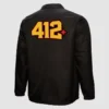 Pittsburgh Pirates Mitchell & Ness x 412 Black Full-Snap Coaches Jacket