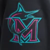 Miami Marlins Nike 2025 City Connect Authentic Collection Therma Pullover Hoodie