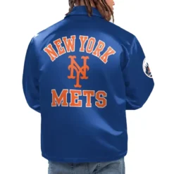 New York Mets Option Route Starter Full-Snap Jacket