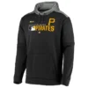 Pittsburgh Pirates Majestic Black Authentic Collection Team Distinction Hoodie