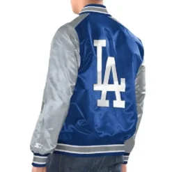 Royal/Gray Los Angeles Dodgers Renegade Varsity Jacket