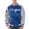 Renegade Los Angeles Dodgers Varsity Full-Snap Satin Jacket