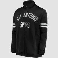 San Antonio Spurs G-III Sports Full-Zip Track Jacket – Black