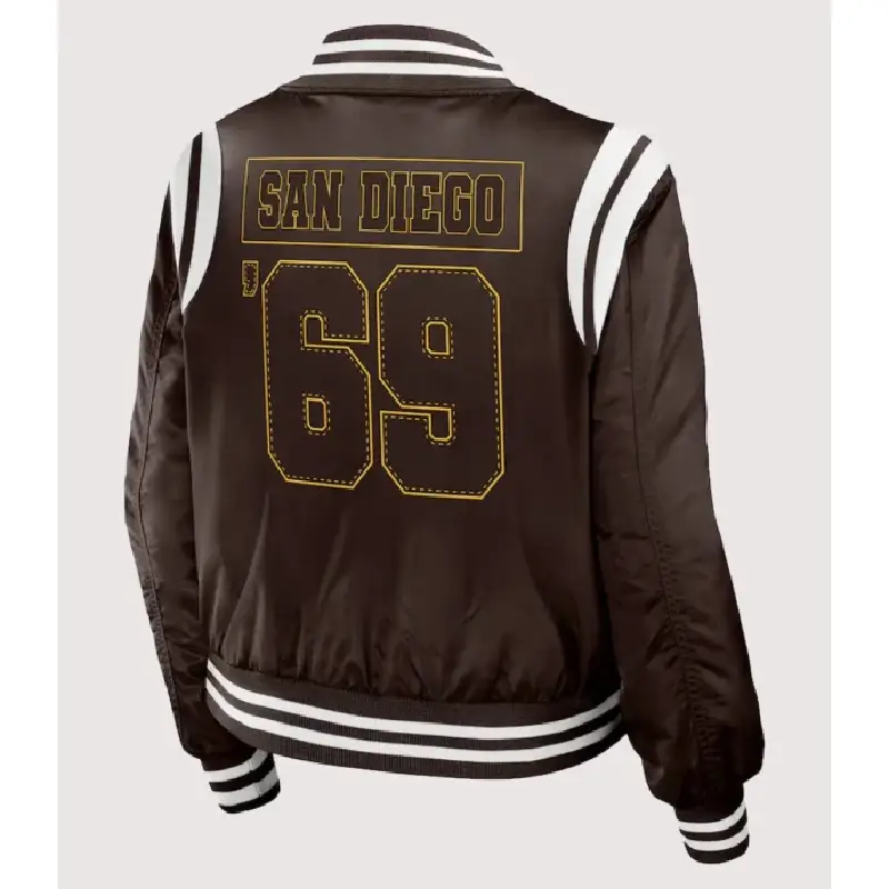 San Diego Padres Erin Andrews Football Bomber Jacket
