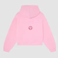 Scuffers Pop Oversized Light Pink Hoodie For Womens