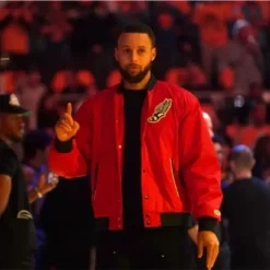 Under Armour Steph Curry Red Jacket