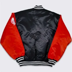 90’s NY Yankees Satin Black and Red Jacket