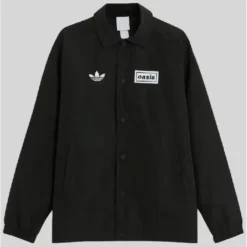 Adidas x Oasis Tour Coach Jacket Black