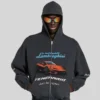Balenciaga I Automobili Lamborghini Zip-up Black Hoodie