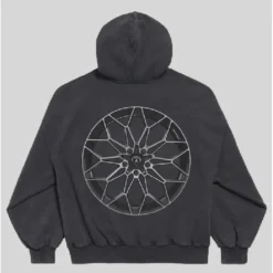 Balenciaga I Automobili Lamborghini Hoodie Black Faded