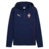 Cristiano Ronaldo UEFA Nations League 2025 Portugal Puma Logo Team Dark Blue Track Jacket
