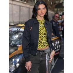 F1 Grand Prix Monaco Dua Lipa Porsche Black Jacket