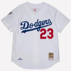 MLB Los Angeles Dodgers Men's M&N Authentic 1988 Kirk Gibson 23 Jersey White