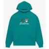 Malbon Two Man Scramble Hoodie Blue