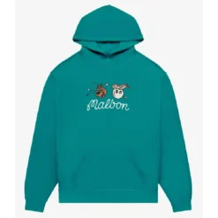 Malbon Two Man Scramble Hoodie Blue