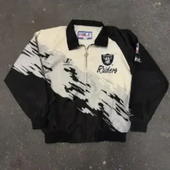 NWA Raiders Windbreaker Black Jacket