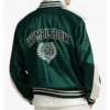 Polo RalphLauren x Wimbledon Green Satin Bomber Jacket 2025